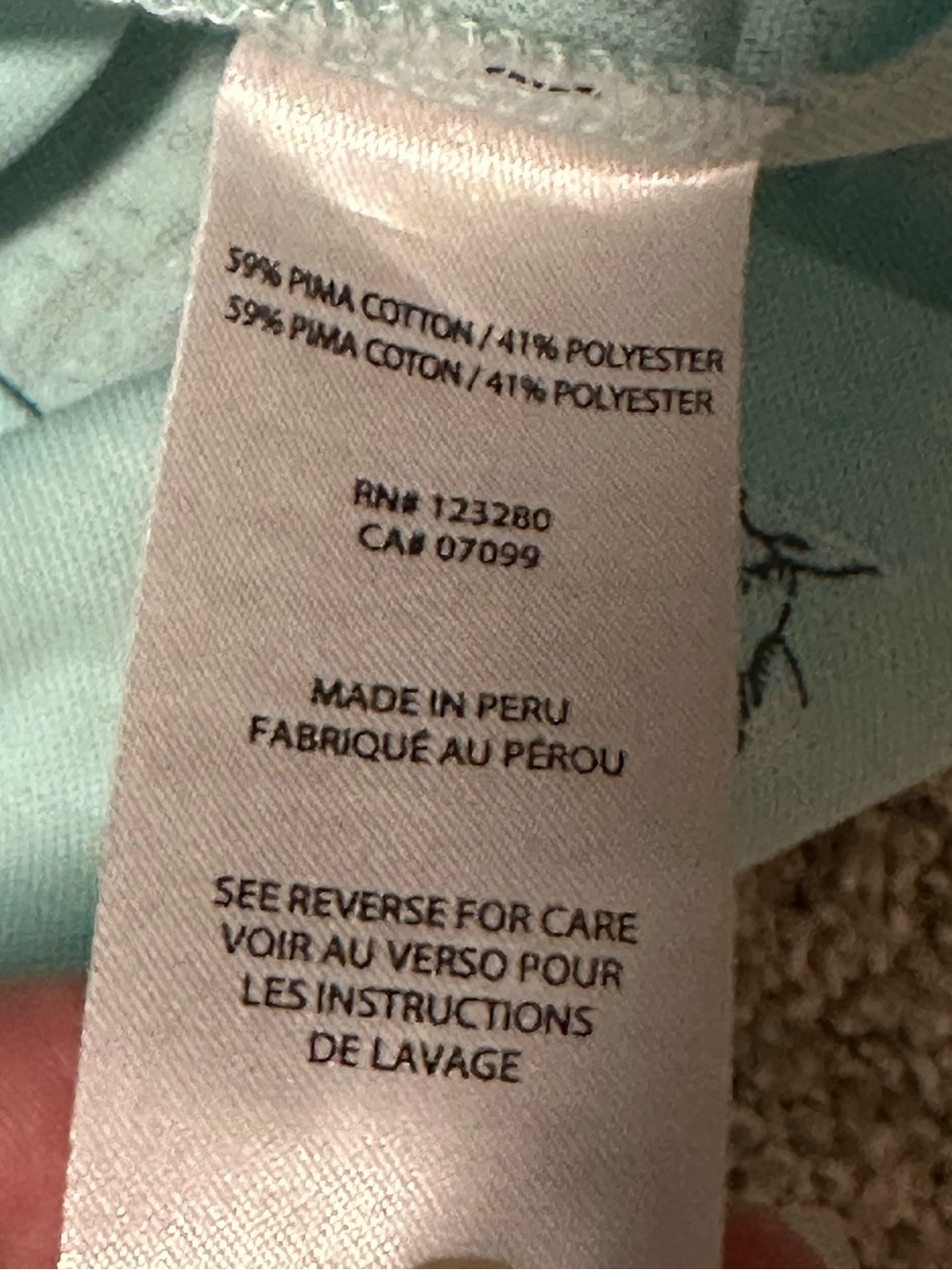 Travis Mathew Southwestern Themed Mint Green Printed Polo Golf Shirt - Small - Picture 5 of 7